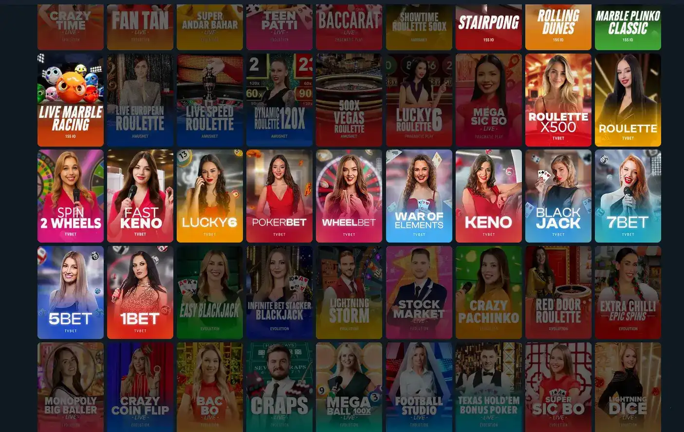 Интерфейс казино Джеттон с игровыми автоматами